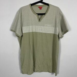 Men's Guess Jeans Green‎ Short Sleeve T-Shirt Size XL